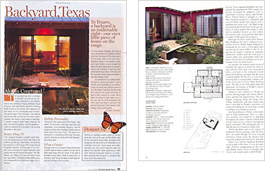 Texas Monthly, Custom Home